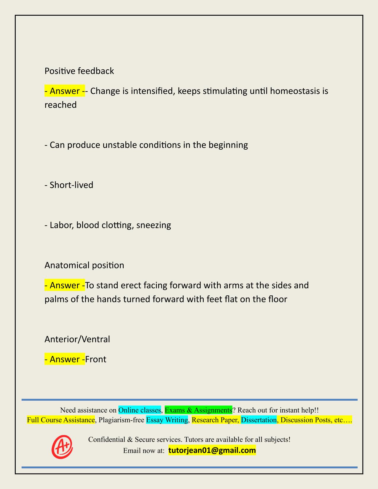 BIO 253 – FINAL EXAM ACTUAL 2025/2026 QUESTIONS AND 100% CORRECT ANSWERS