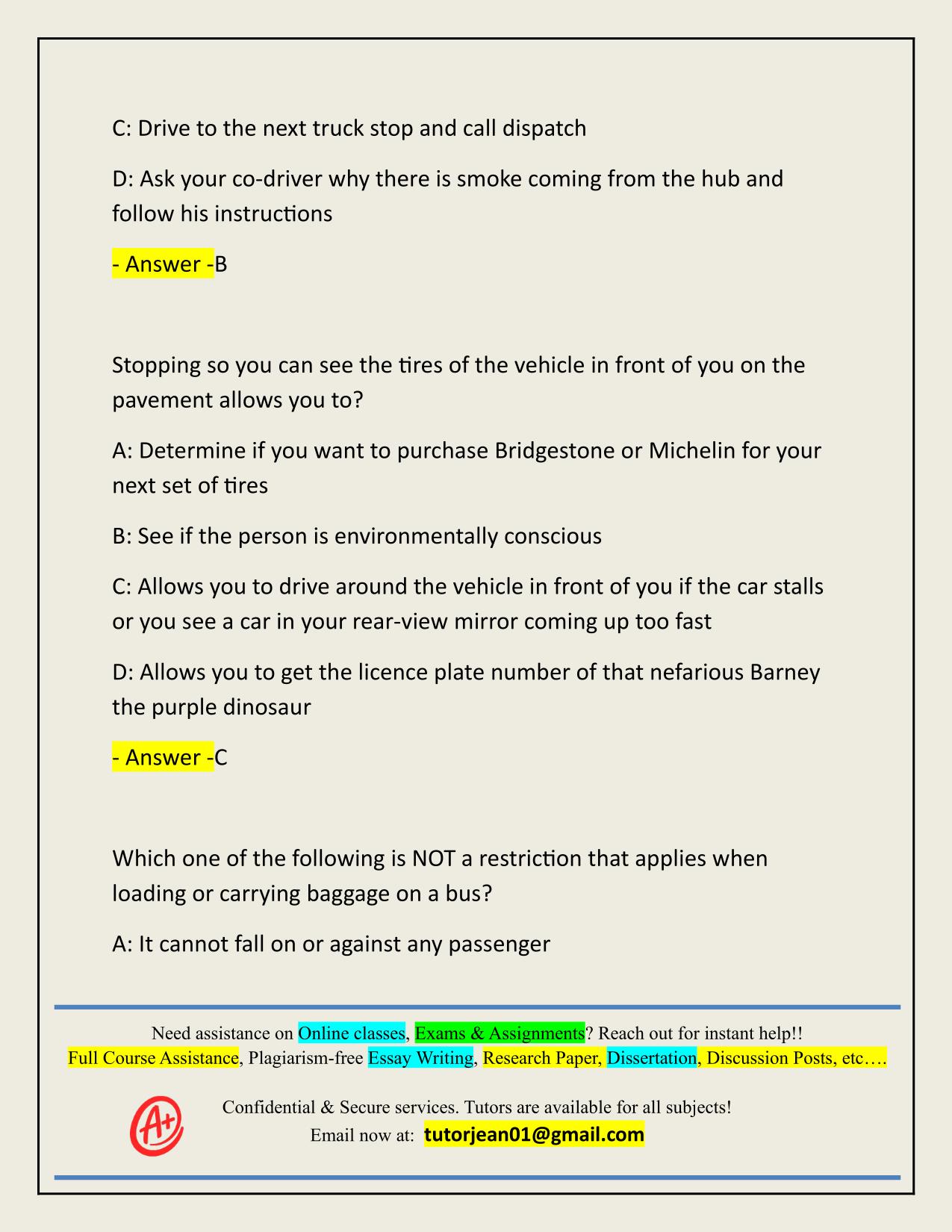 ICBC CLASS 4 – CSTT ACTUAL 2025/2026 CORRECTLY ANSWERED