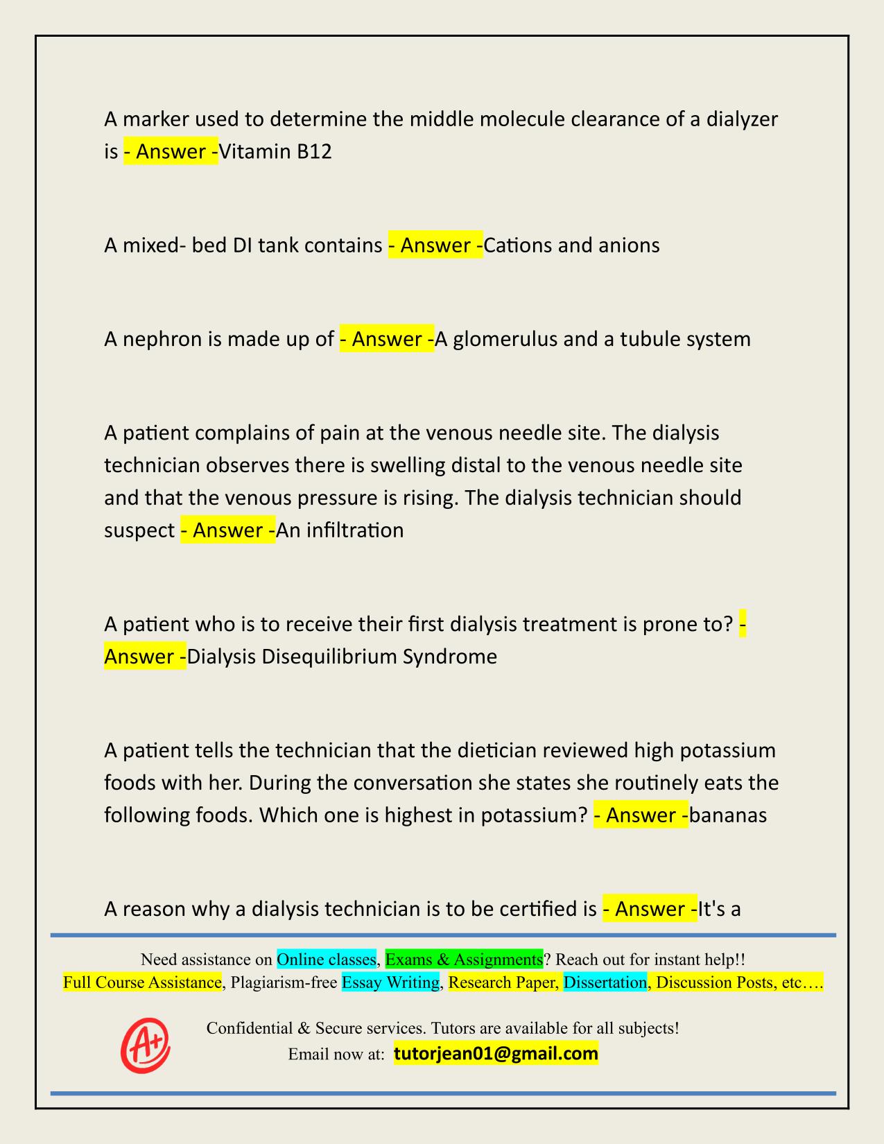 CCHT PRACTICE EXAM ACTUAL 2025/2026 CORRECTLY ANSWERED