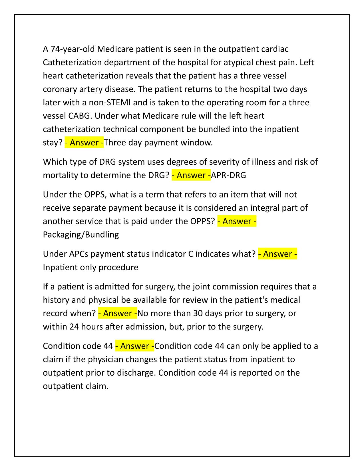 CIC review Correctly Answered Latest Update