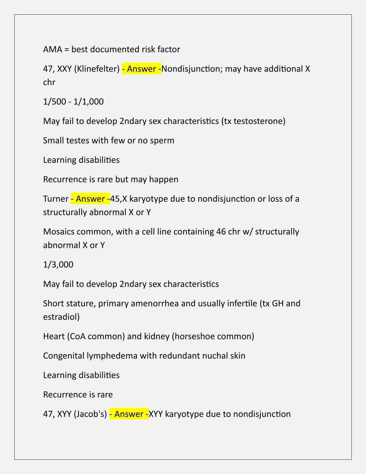 ABGC 100 Genetic Conditions Q&A Latest Update