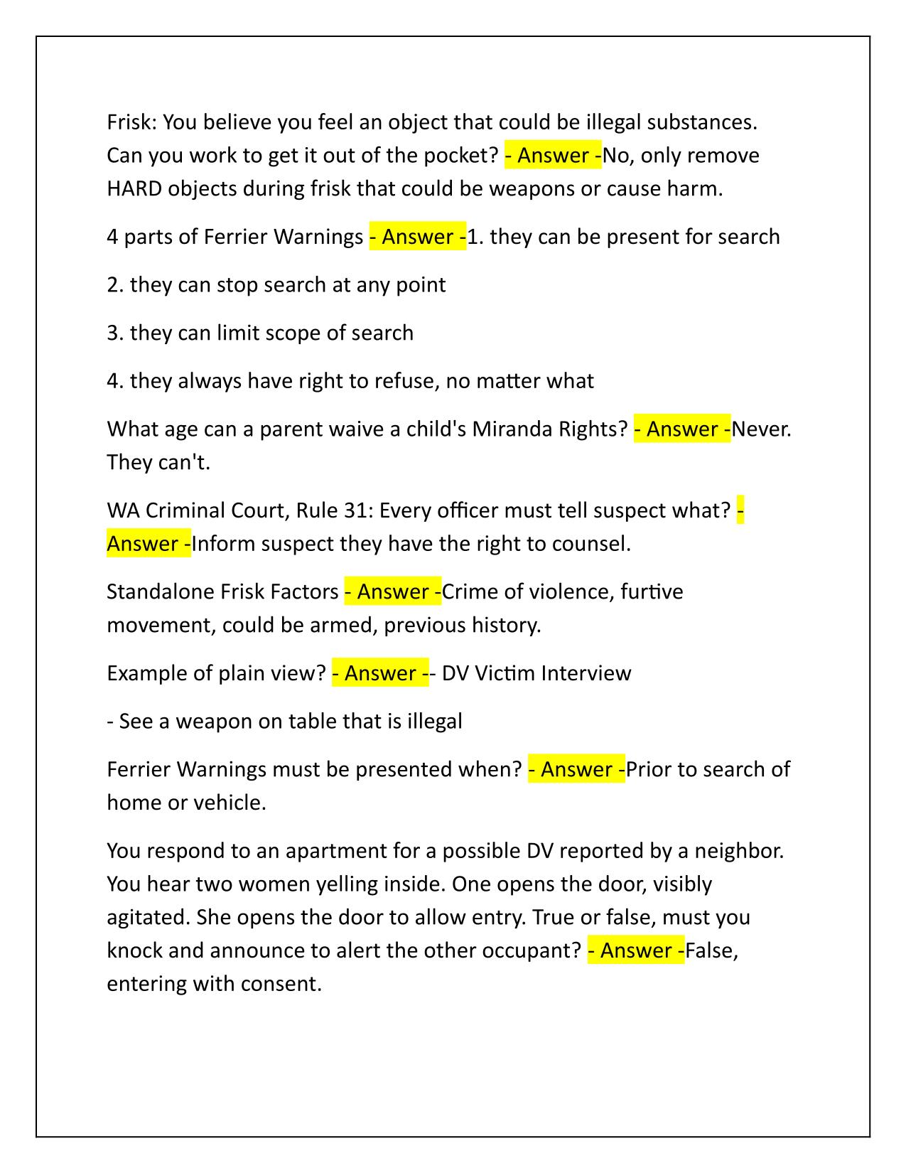 BLEA 855 Crim Pro Final Questions and Correct Answers Latest Update