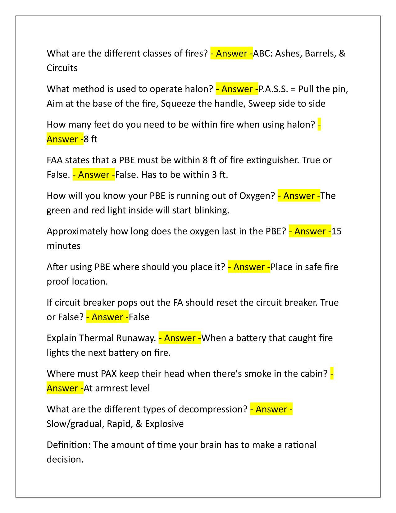 General Emergency Exam Q&A Latest Update 2025-2026