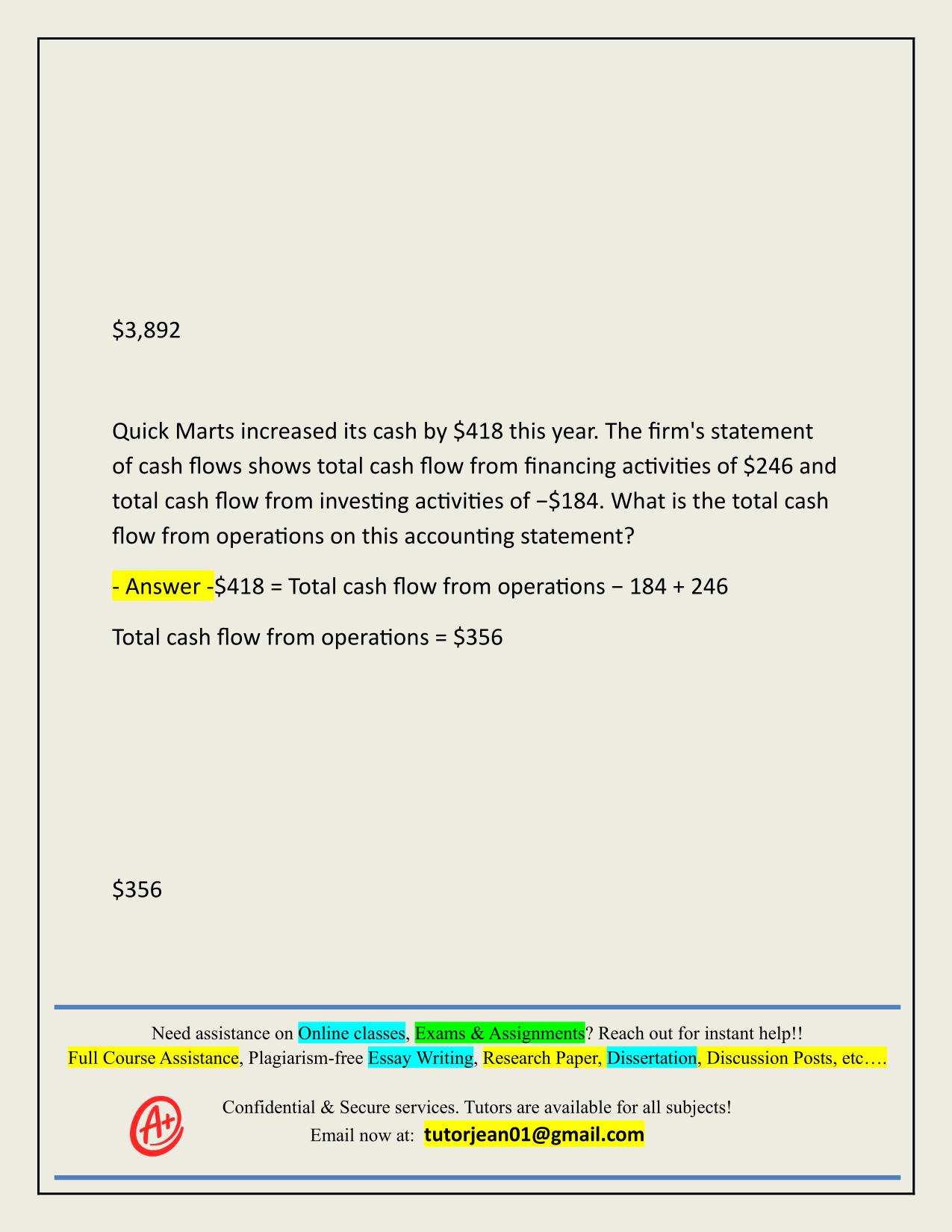 FINA 5320 QUIZ PRACTICE PROBLEMS ACTUAL 2025/2026