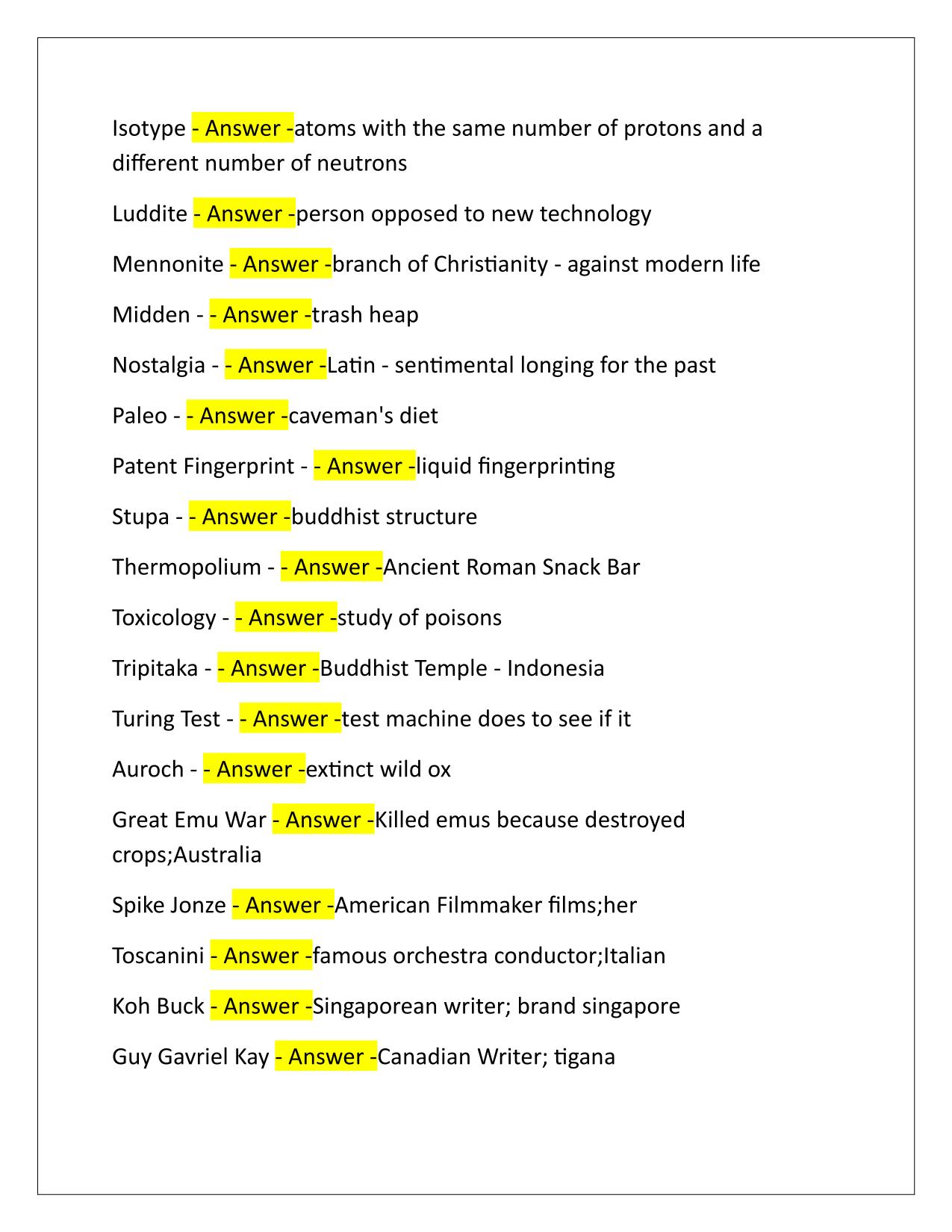 World Scholars Cup Questions and Verified Answers