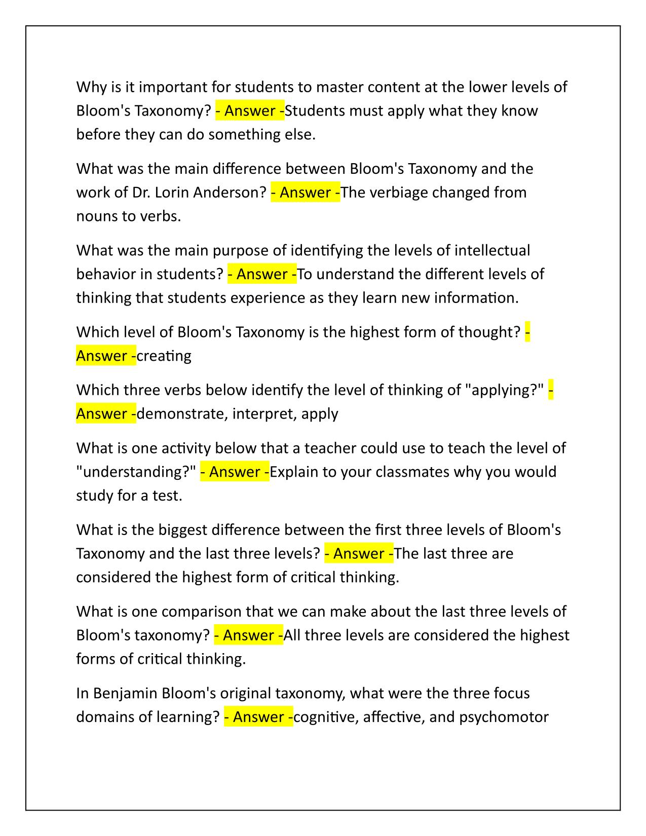 Texas Teachers Assessment 3 Exam Questions with Verified Answers 2025 Update