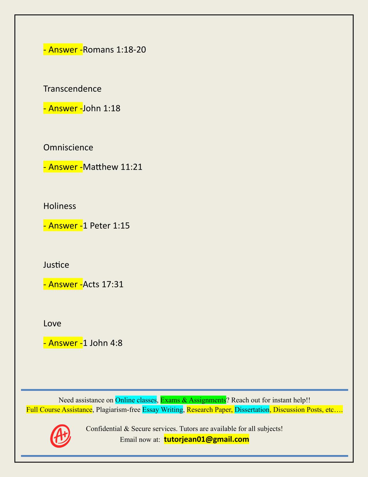 SOD MIDTERM: CENTRAL PASSAGES ACTUAL 2025/2026 CORRECTLY ANSWERED