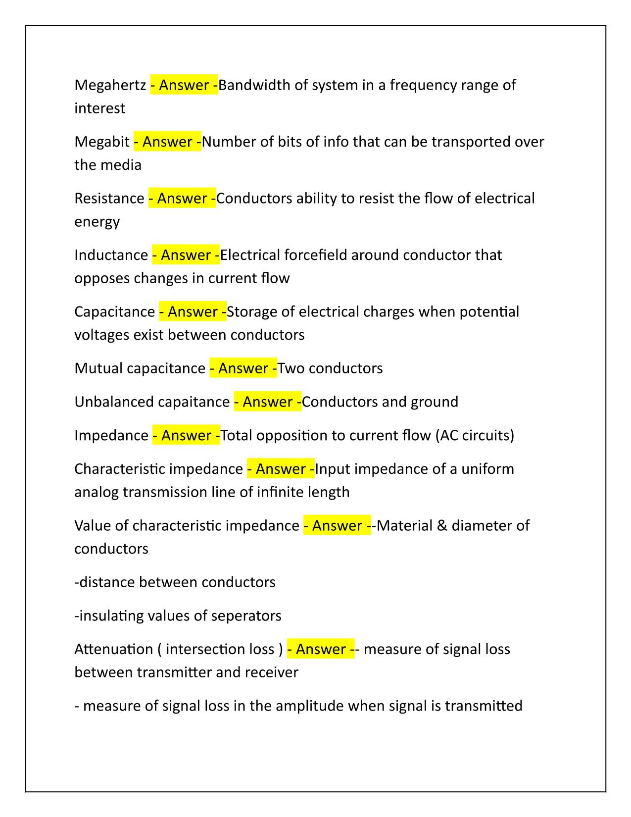 BICSI Exam Correctly Answered Latest Update 2025