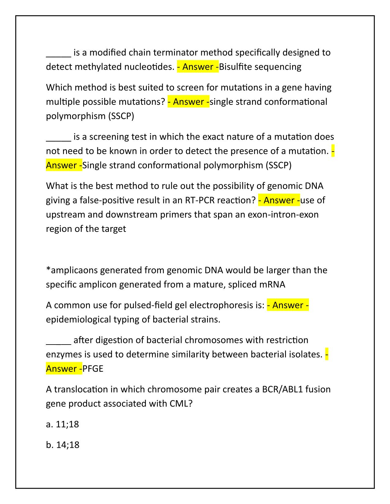 ASCP MB: Extra-Practice Questions and Correctly Answers Latest 100% PASS