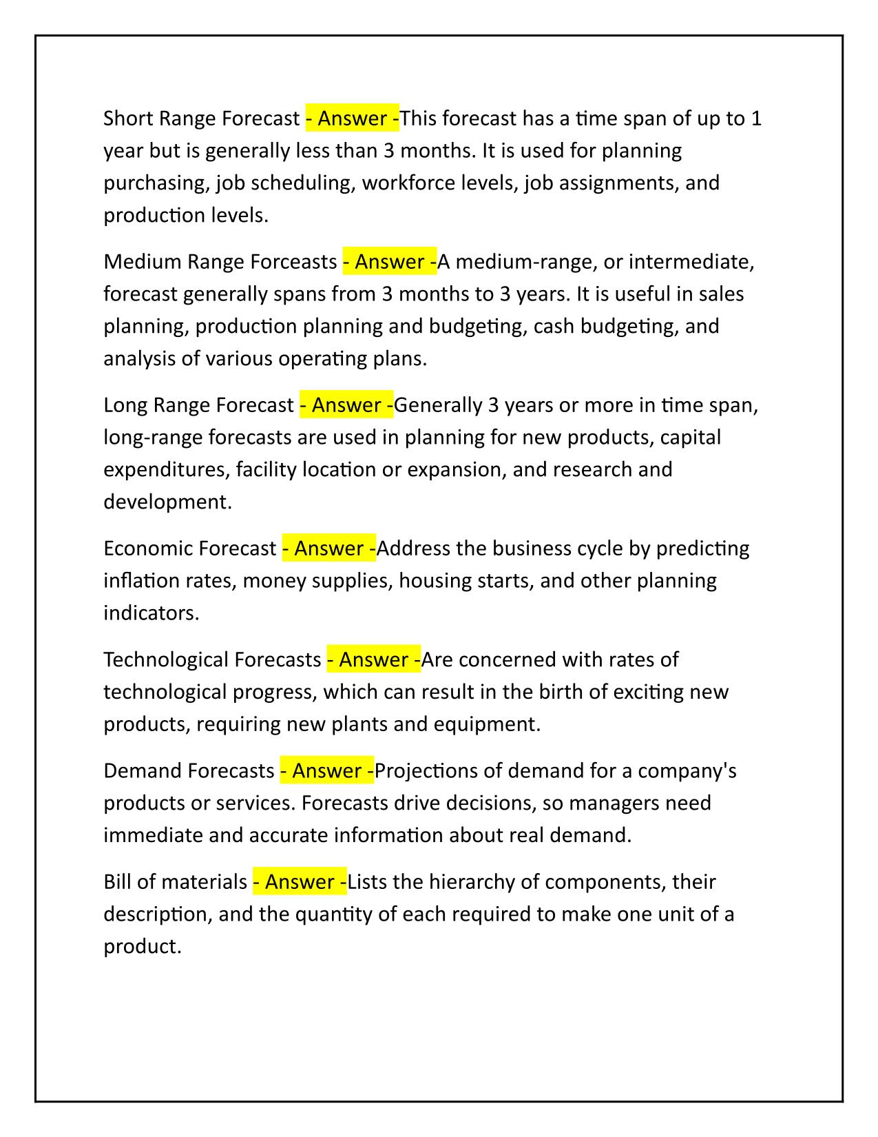 University of Alabama OM 300 Chilcutt Final Exam Fall 2025, 2026