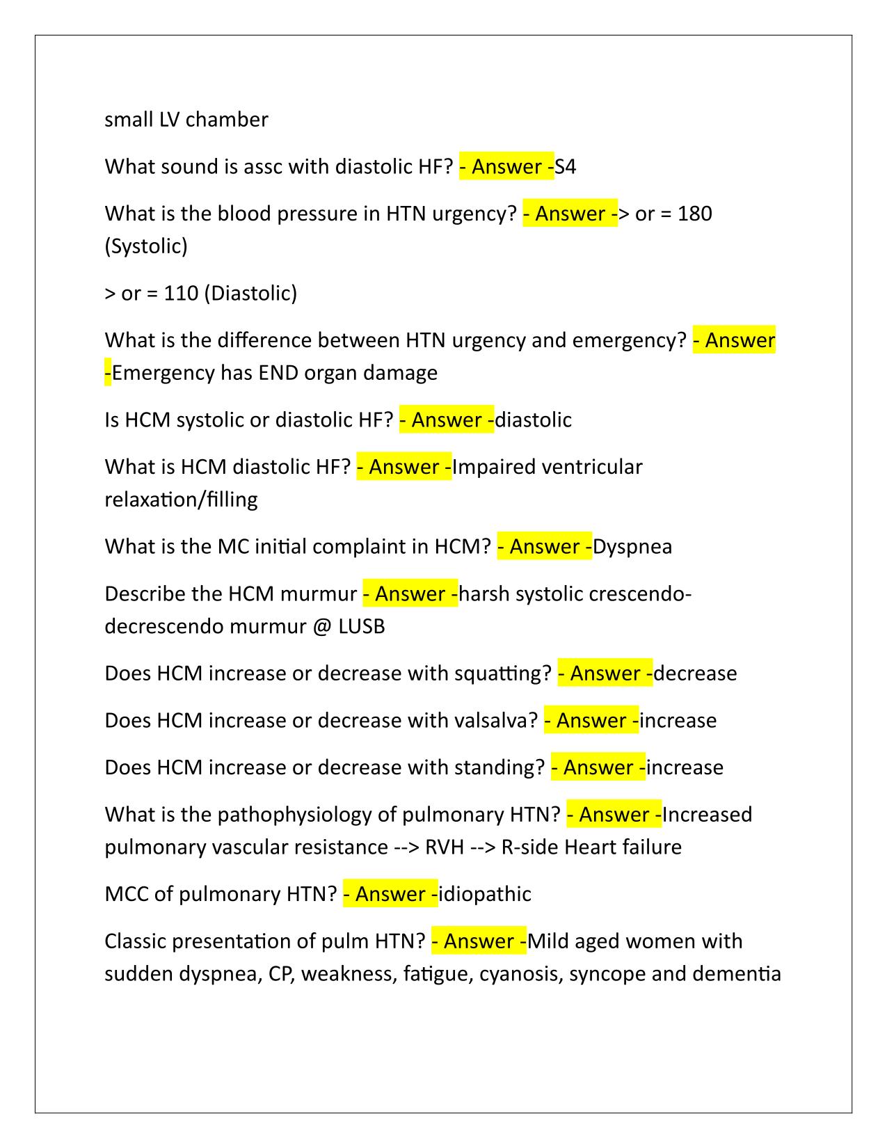 Family Med PAEA Correctly Answered Latest Update
