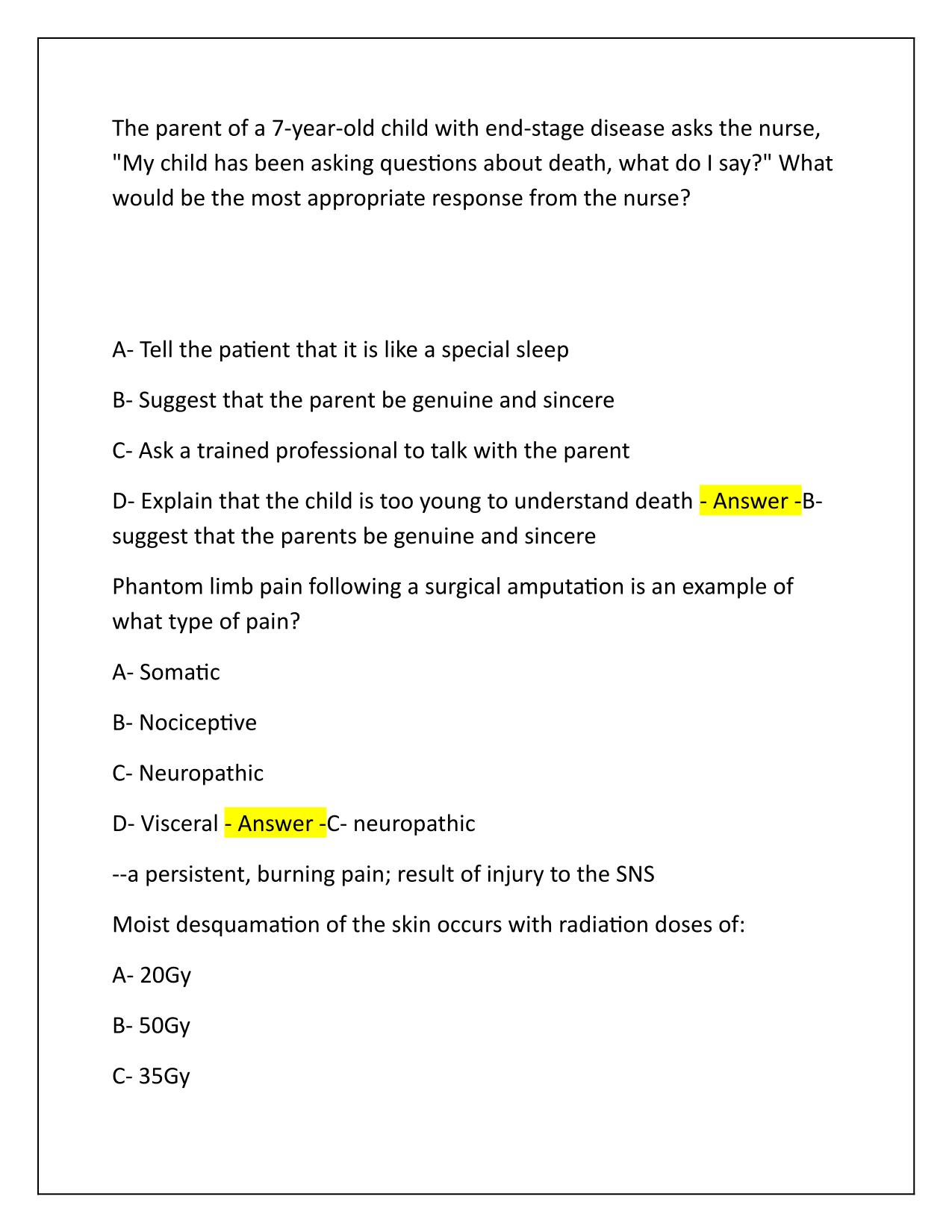 CPHON: practice test questions and Correct Answers Latest