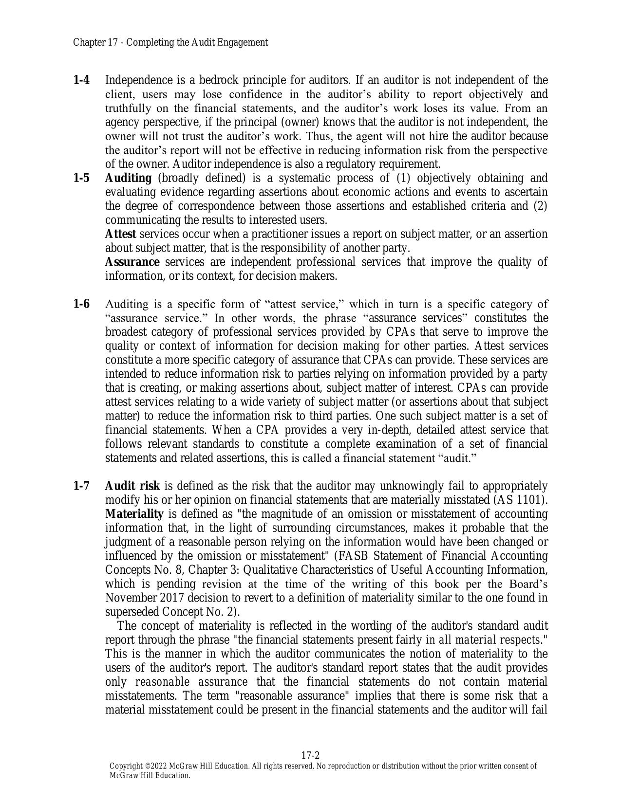 Solution Manual For Auditing and Assurance Services A Systematic Approach 12th Edition Messier ISBN 9781264100675