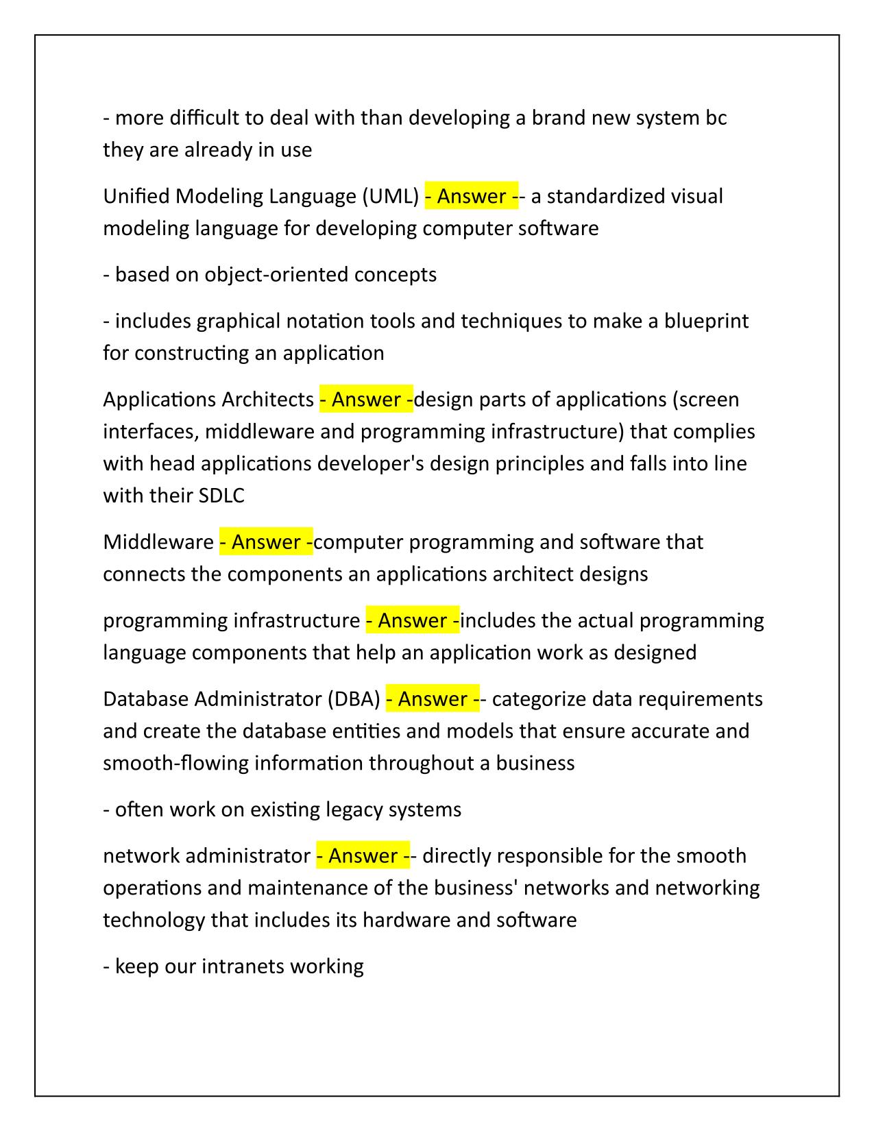ISTM 210-exam 5 Q&A Latest Update