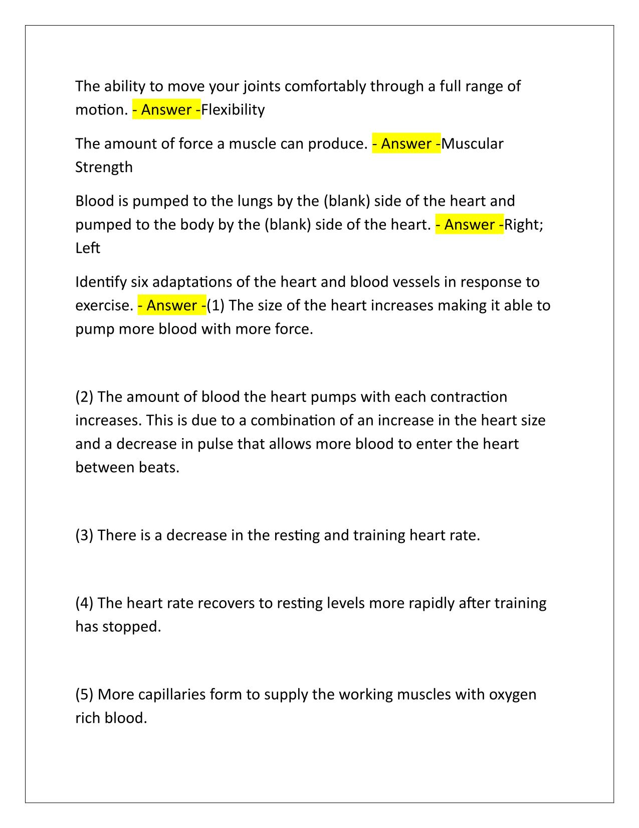 Semper Fit Basic Fitness Course Q&A Latest Update