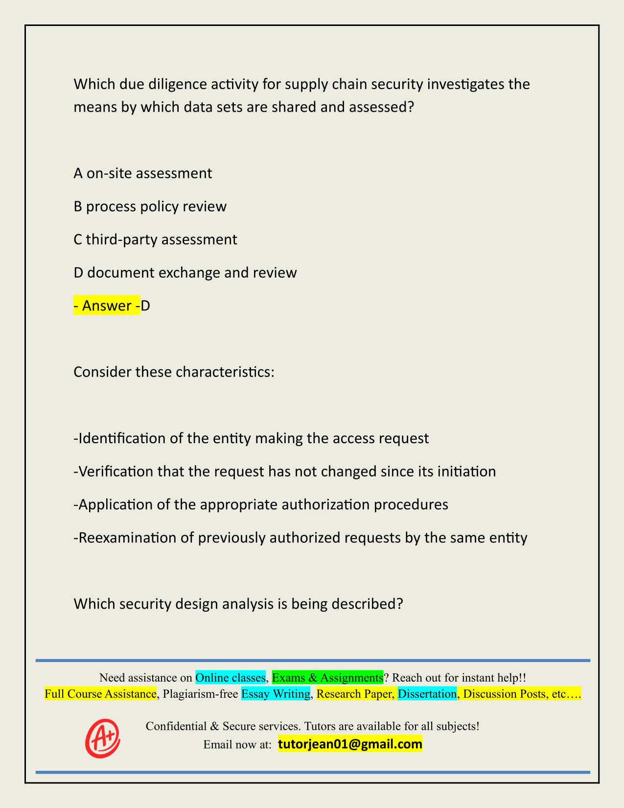 2025/2026 WGU MASTER'S COURSE C706 - SECURE SOFTWARE DESIGN