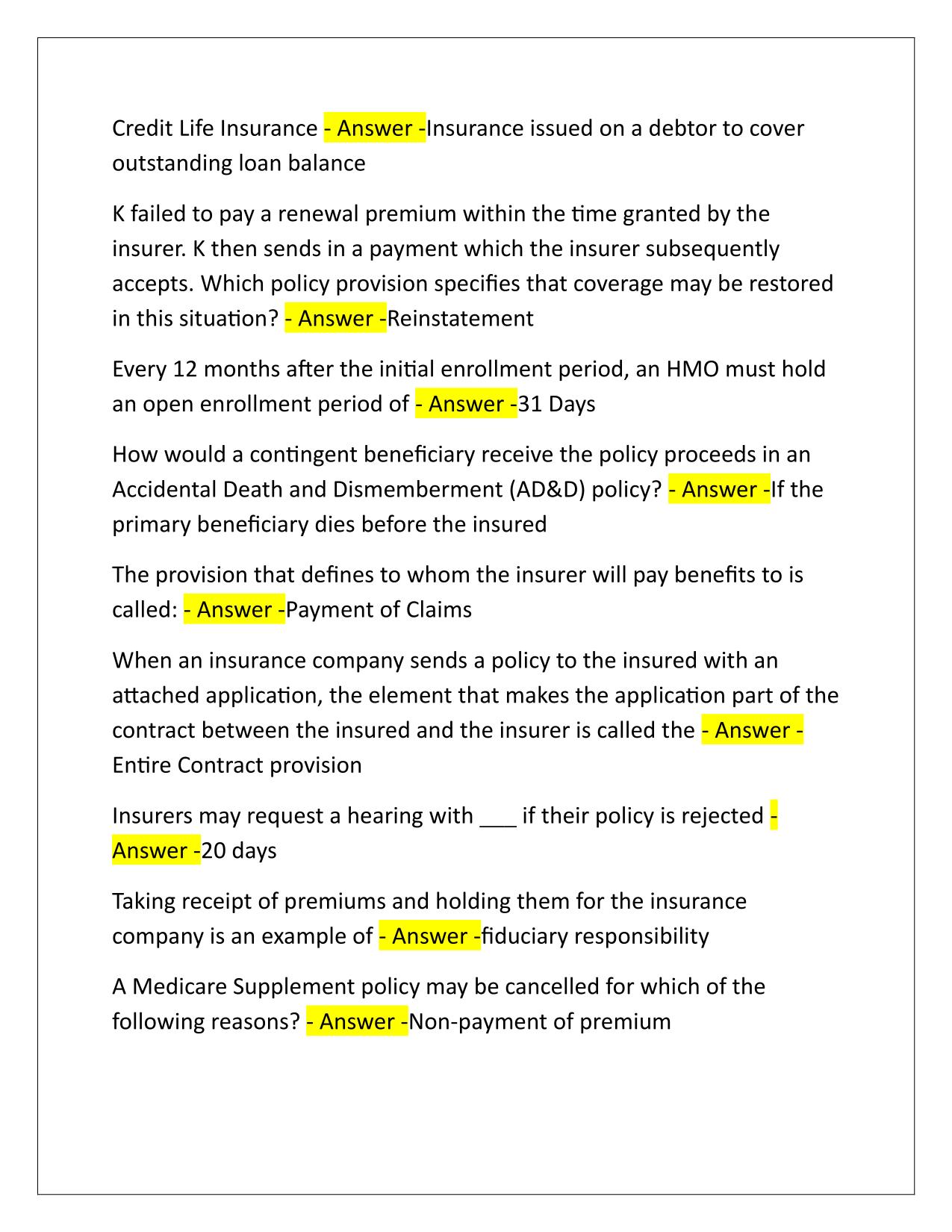 Final XCEL Study guide Q&A Latest Update