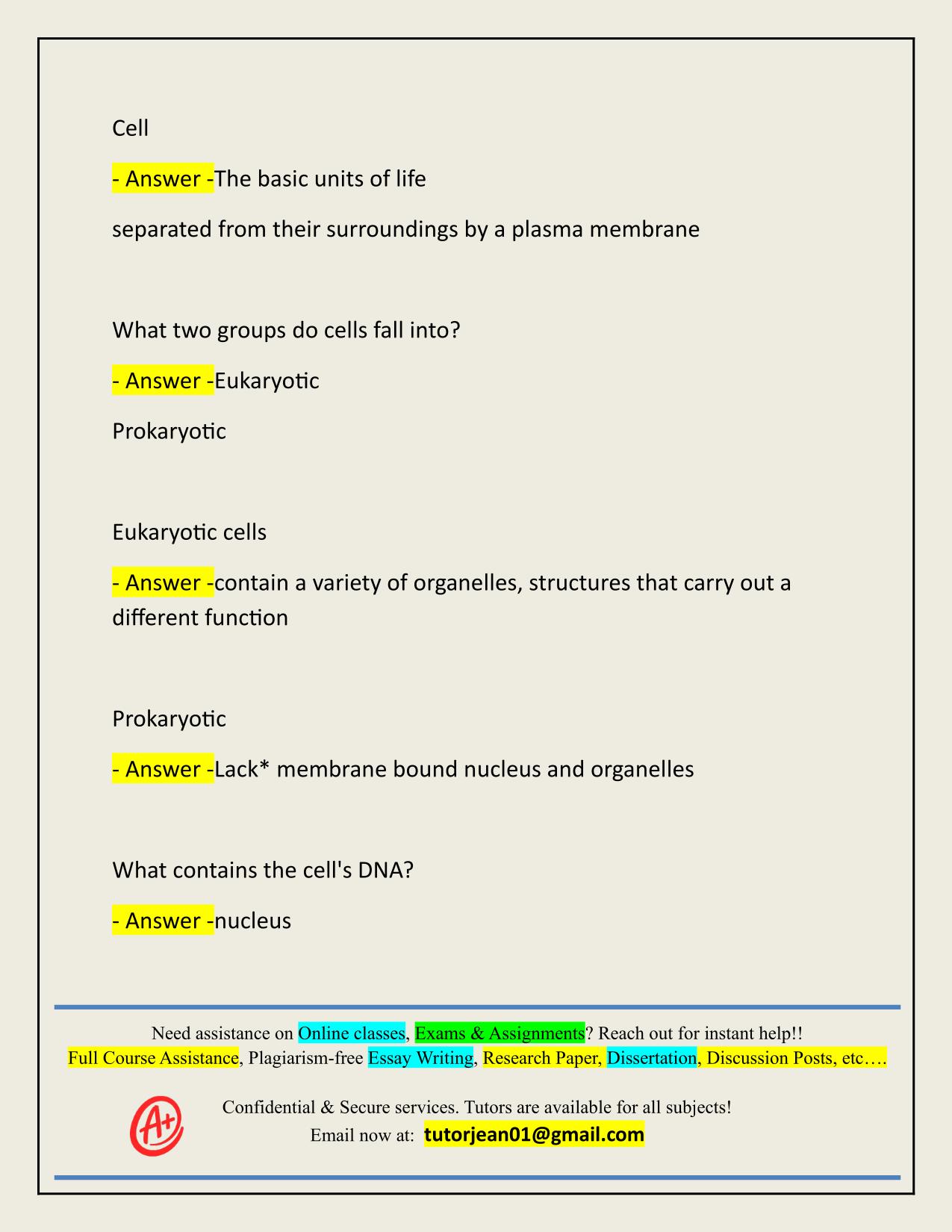 BIOL 1001 EXAM 1 BHATTACHARYYA LSU EXAM ACTUAL 2025/2026