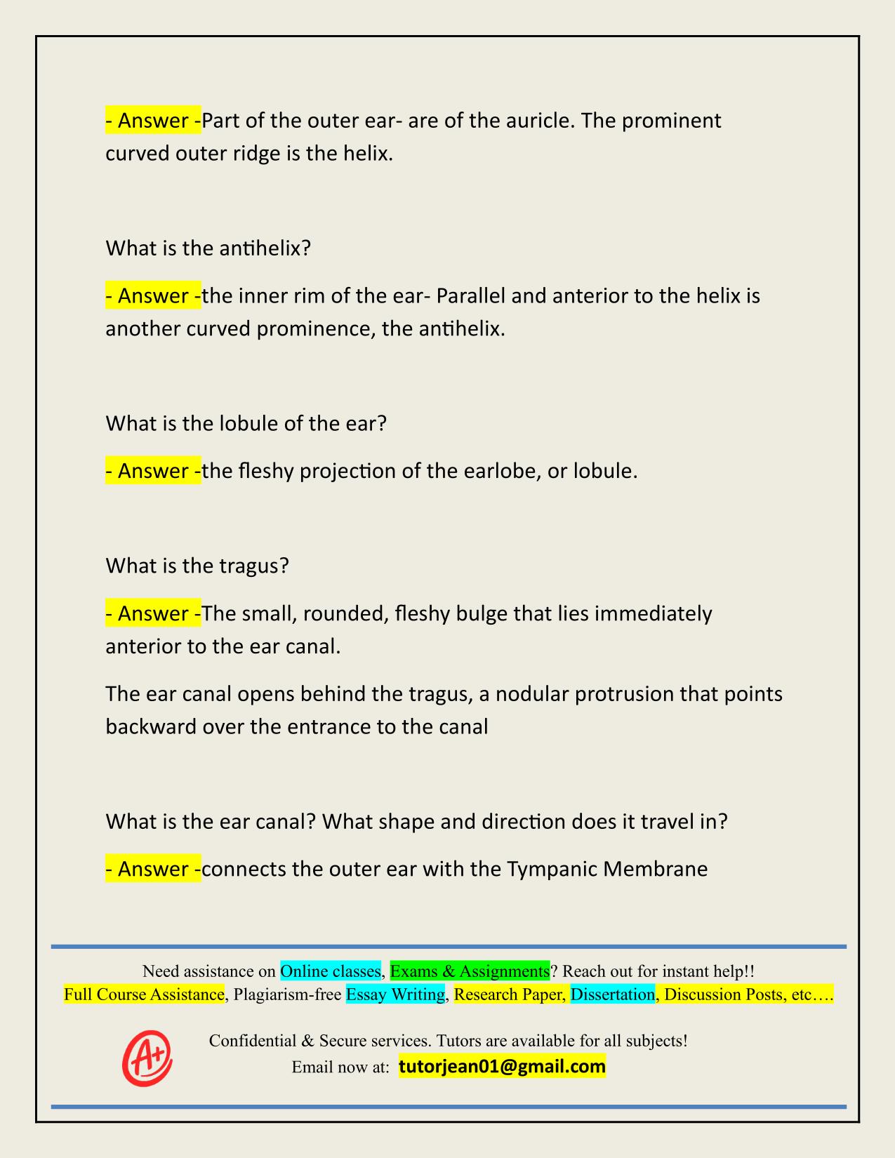ALL BATES HEENT ACTUAL 2025/2026 QUESTIONS AND 100% CORRECT ANSWERS