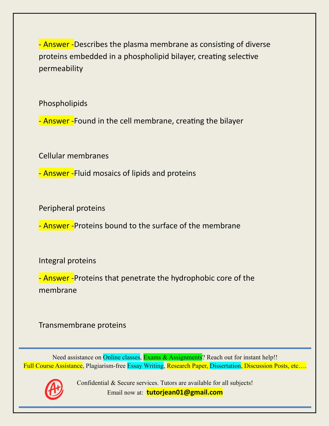 BIO 1201. GREGG. EXAM 2 ACTUAL 2025/2026 QUESTIONS AND 100% CORRECT ANSWERS