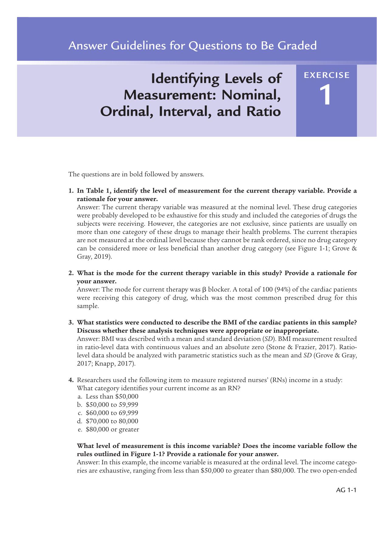 Test Bank for Statistics for Nursing Research A Workbook for Evidence-Based Practice 3rd Edition by Susan K. Grove All Chapters 2025