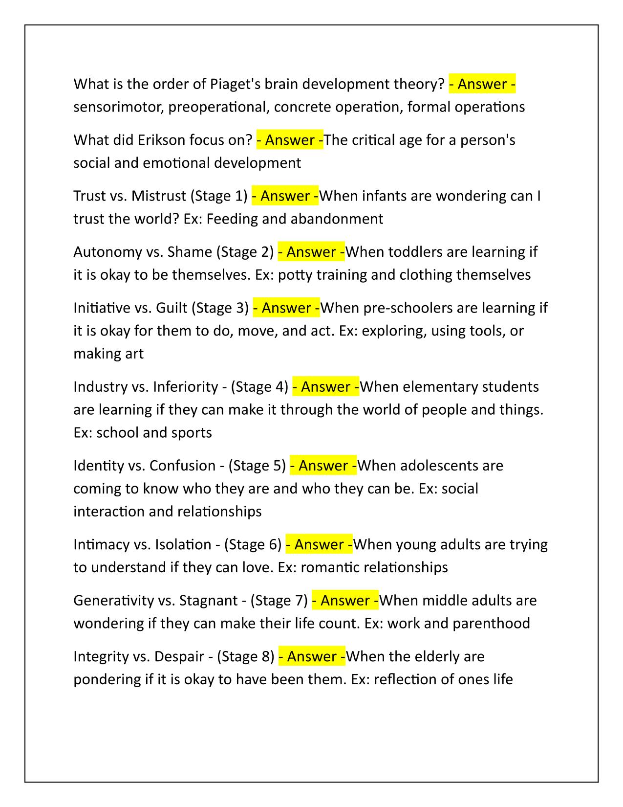 Texas Teachers PPR Review Q&A Latest Update 2025