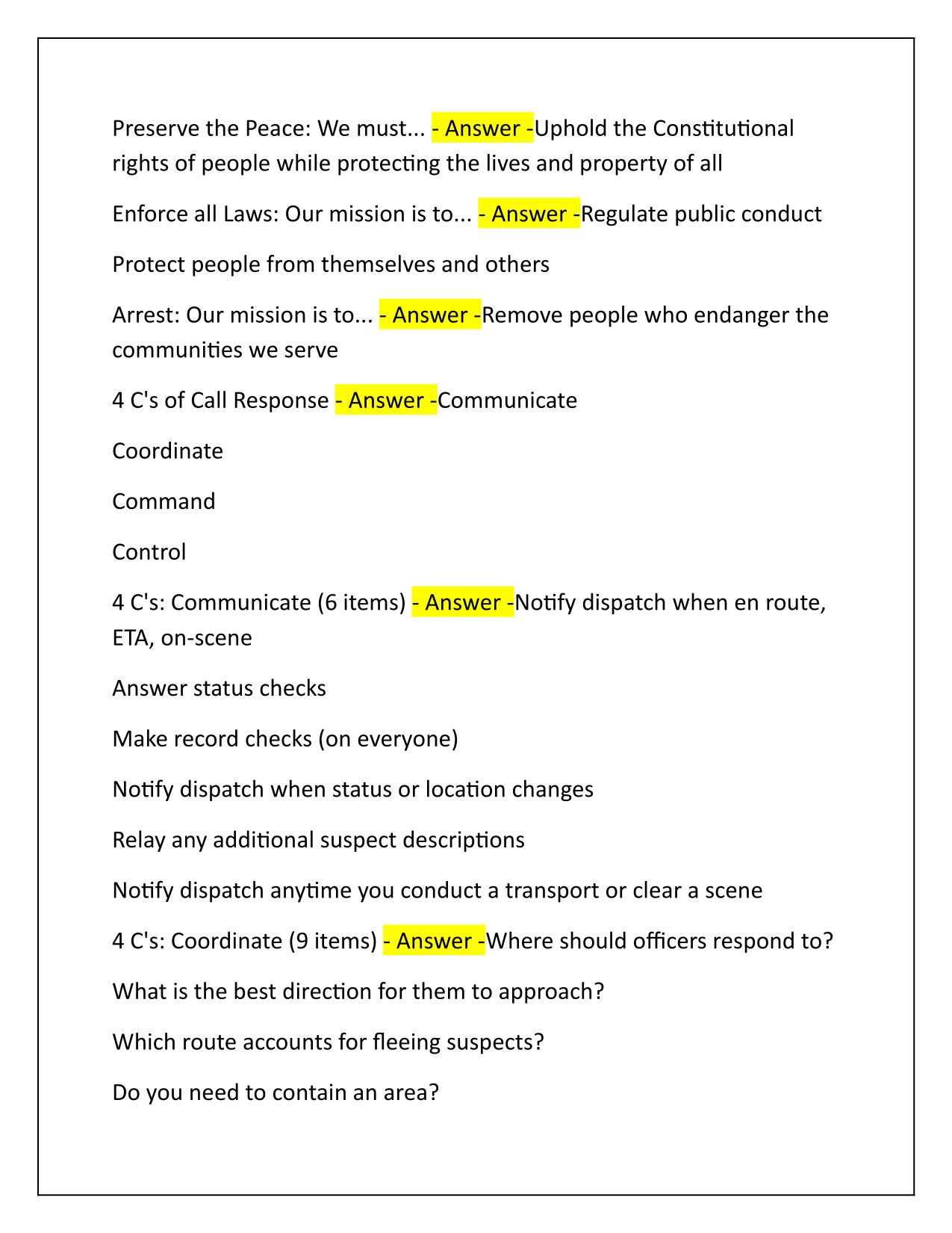 Wa State BLEA class 777 Pre-Academy Test Correctly Answered Latest Update