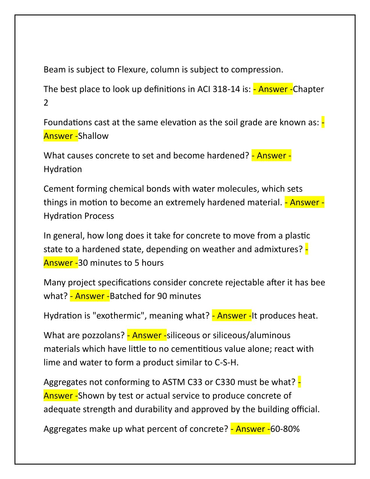ICC Reinforced Concrete Q&A Latest Update 2025