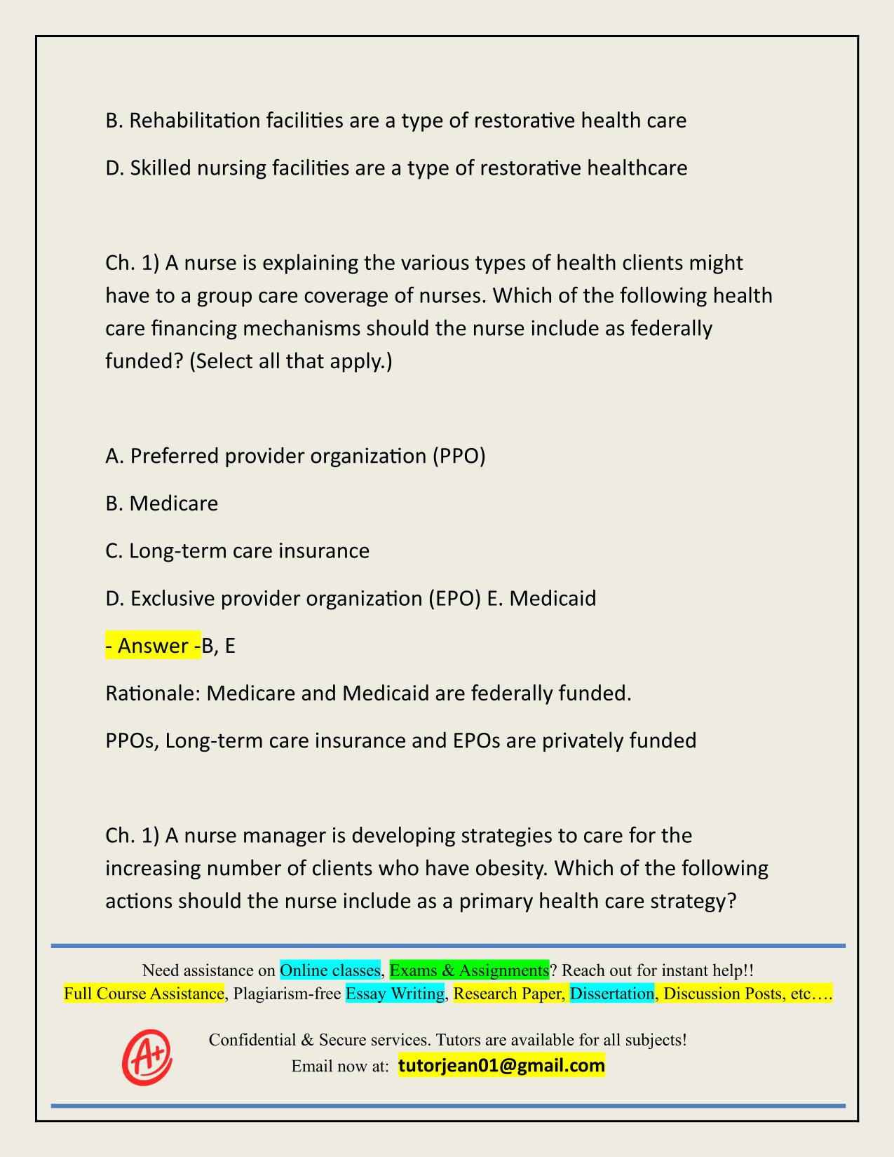 ATI: CMS FUNDAMENTAL EXAM ACTUAL 2025/2026 QUESTIONS AND 100% CORRECT ANSWERS