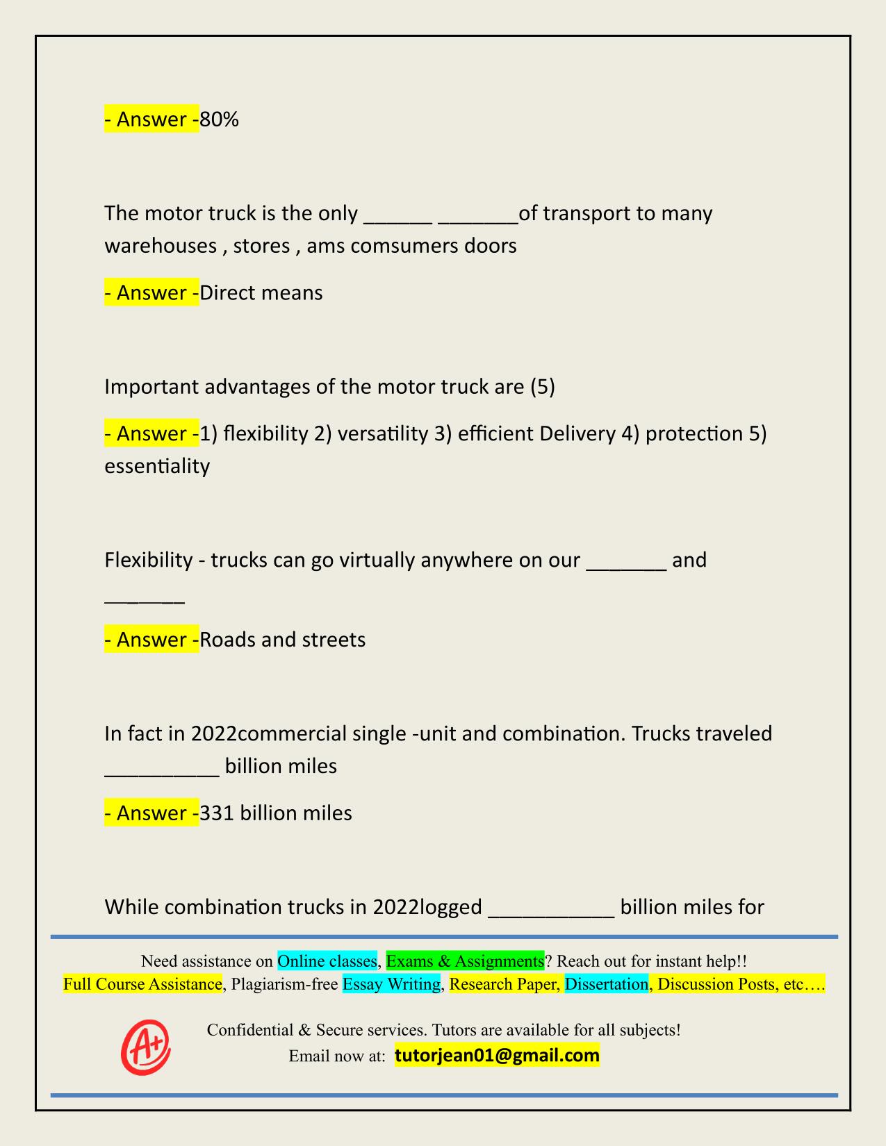 FACTS FOR DRIVERS 2025 PG 12 ACTUAL 2025/2026 WITH VERIFIED ANSWERS