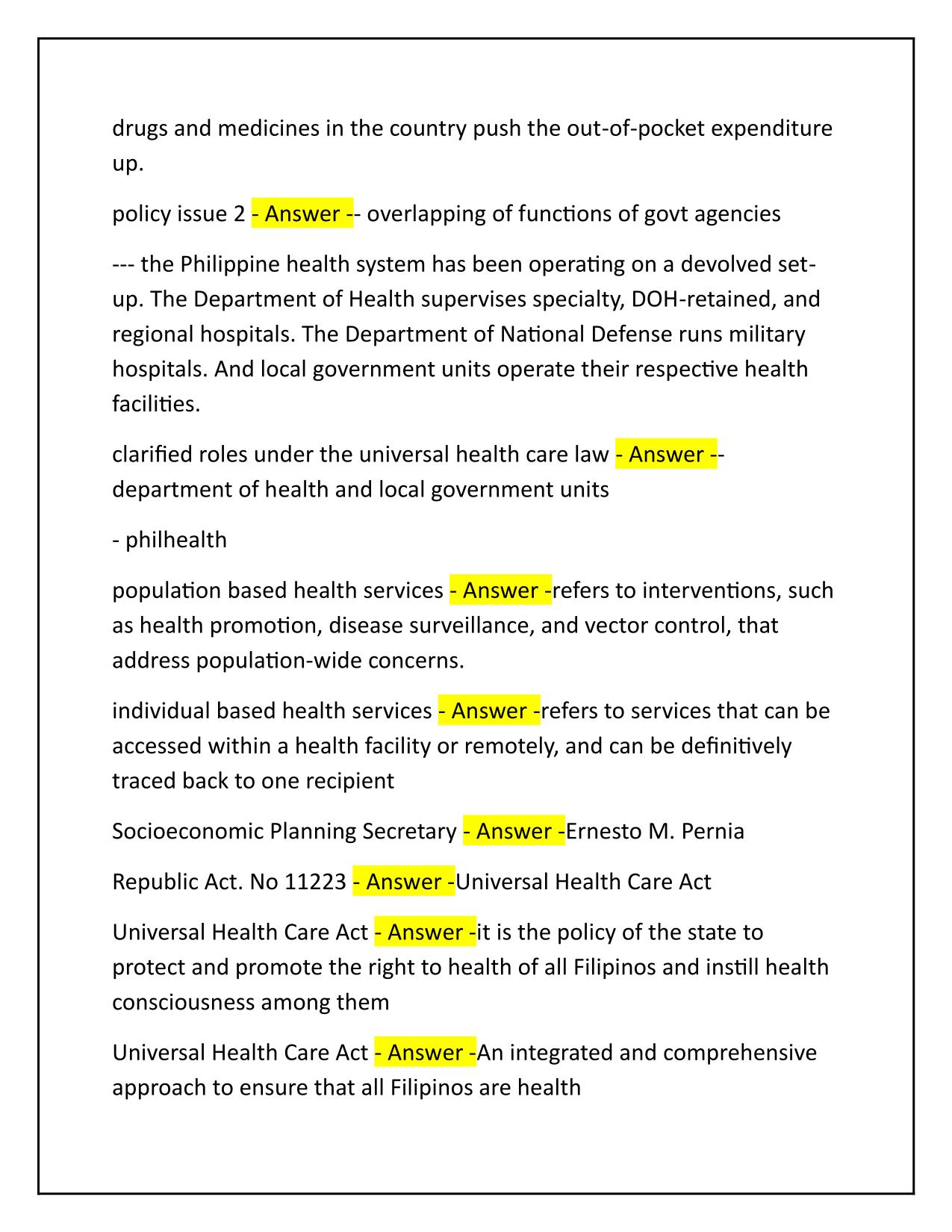 UHC Exam, Q&A Latest, Graded A