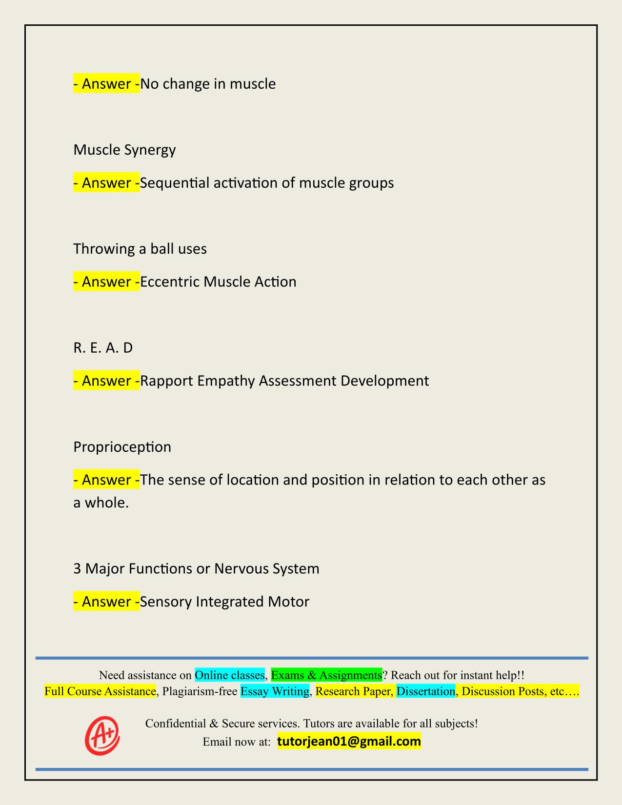 ACTION PERSONAL TRAINER EXAM ACTUAL 2025/2026