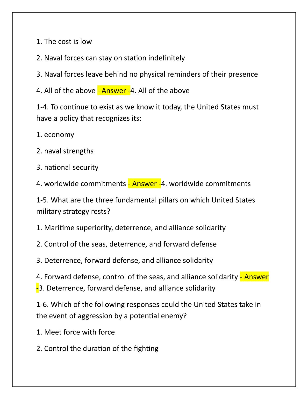 USNSCC Petty Officer 1st Class PO1 Complete Q&A Latest Update 2025-2026