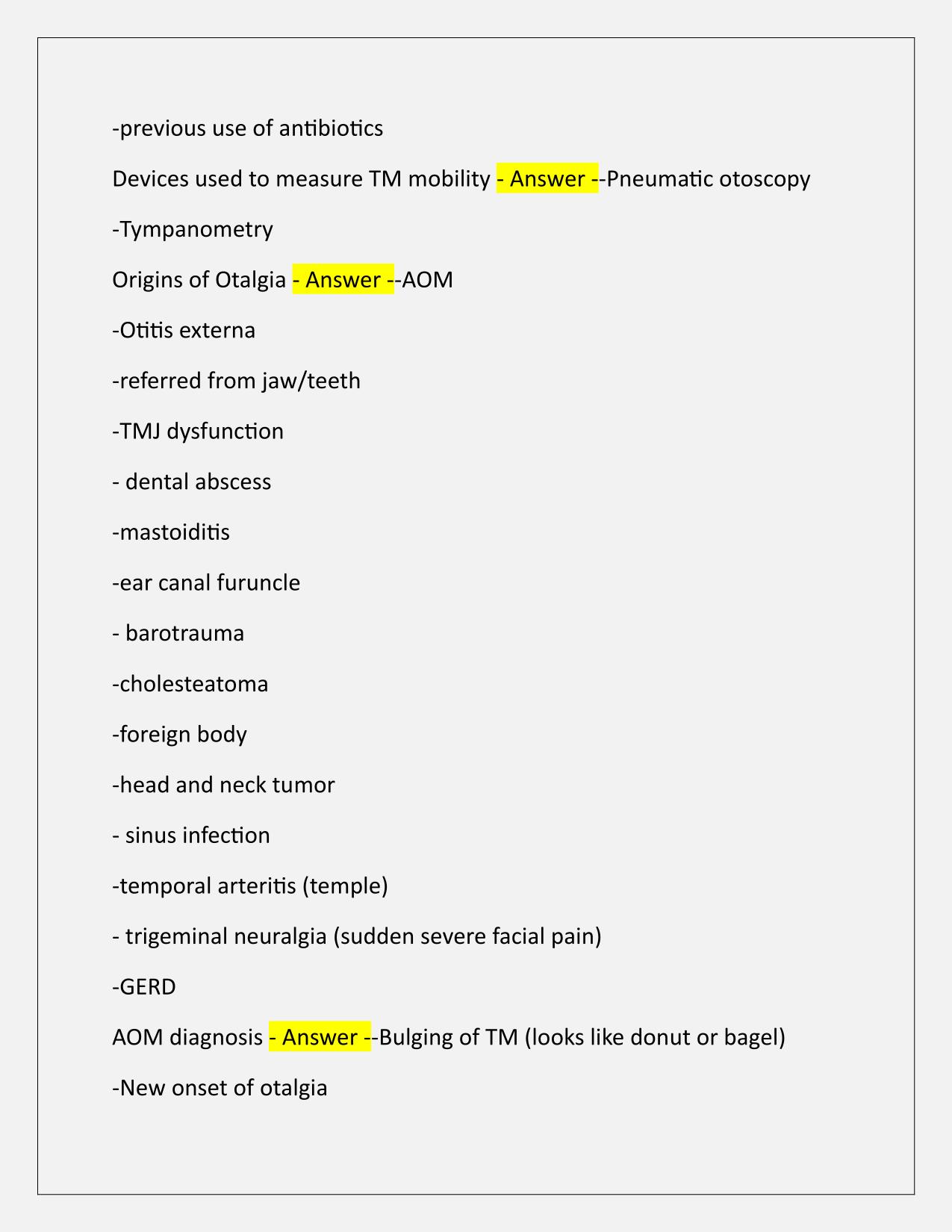 NGR 6200 HEENT Study guide Q&A Latest Update