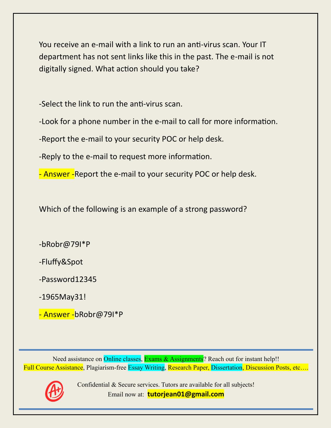 US NAVY CYBER AWARENESS CHALLENGE ACTUAL 2025/2026 Q&A