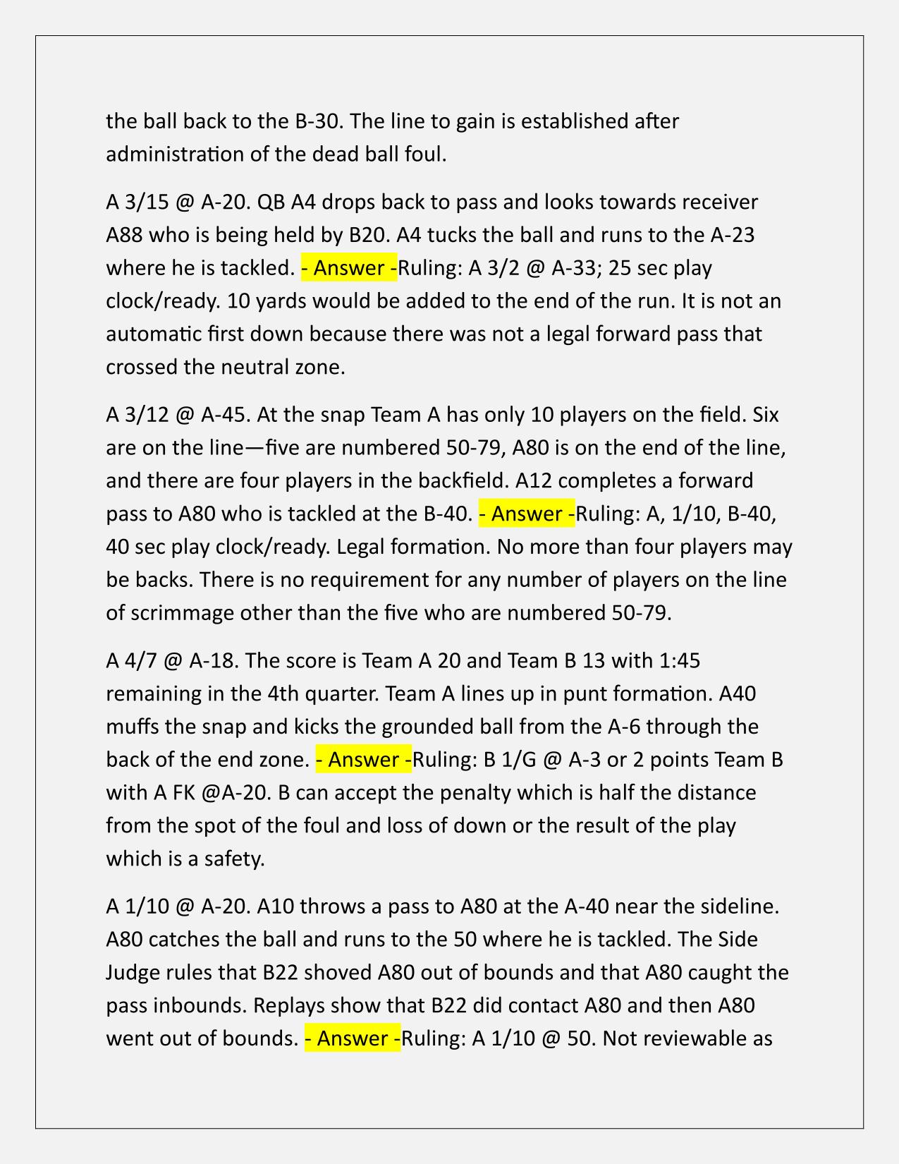2025 NCAA Football Study Q&A Latest Update