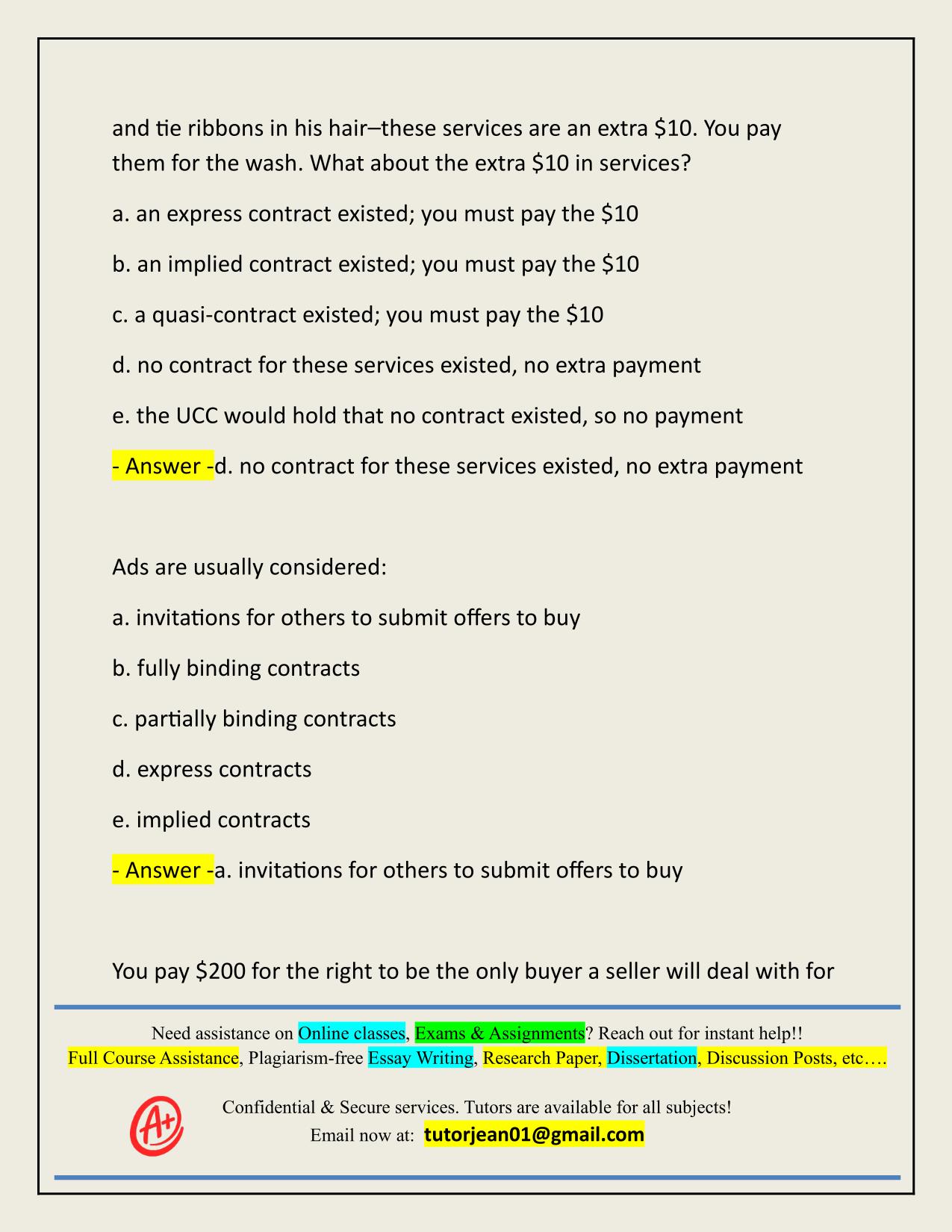 LAW 3220 CLEMSON EXAM 3 – JAHN ACTUAL 2025/2026 WITH VERIFIED ANSWERS