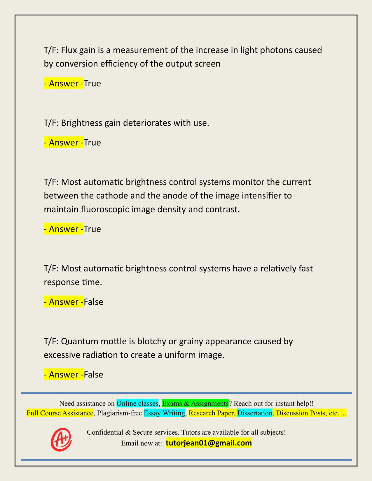 CHAPTER 36 FLUOROSCOPY ACTUAL 2025/2026 CORRECTLY ANSWERED