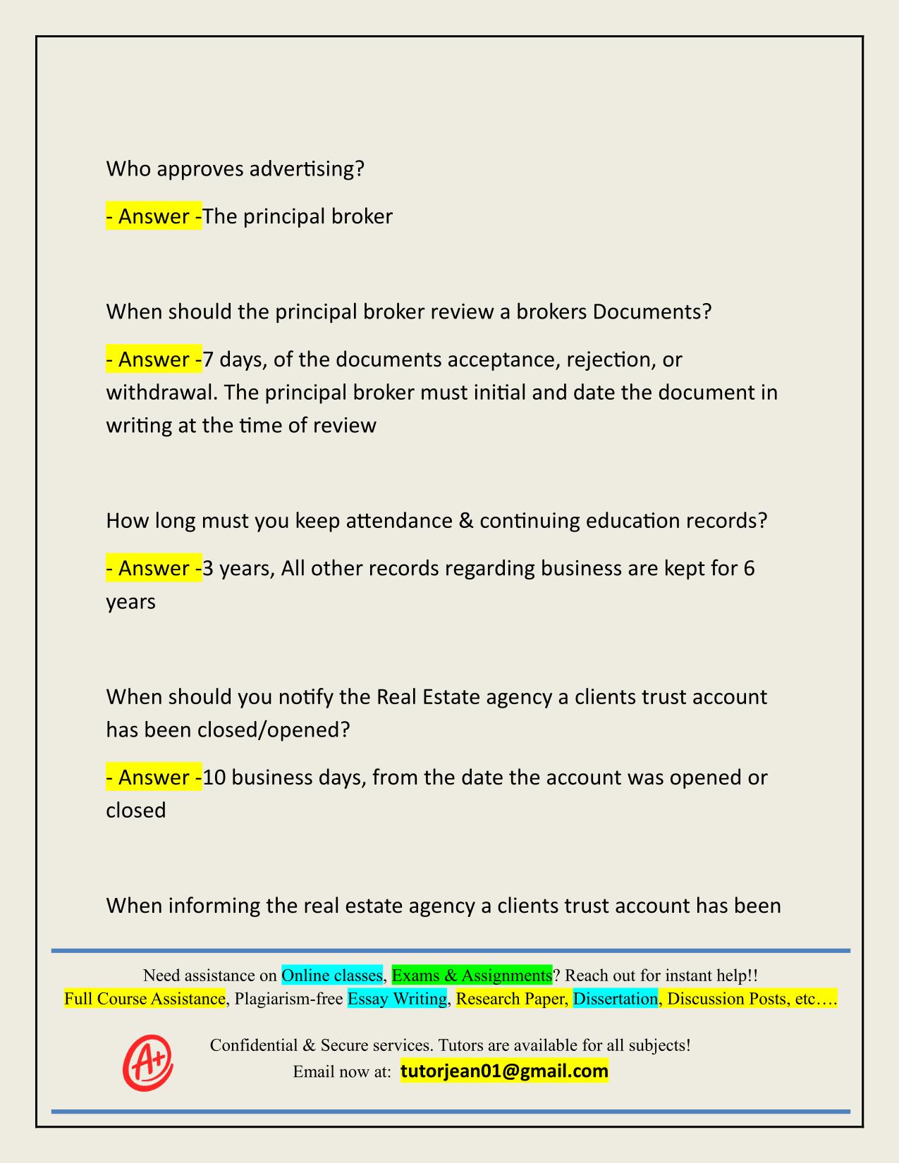 OREGON REAL ESTATE EXAM (PSI) ACTUAL 2025/2026 WITH VERIFIED ANSWERS