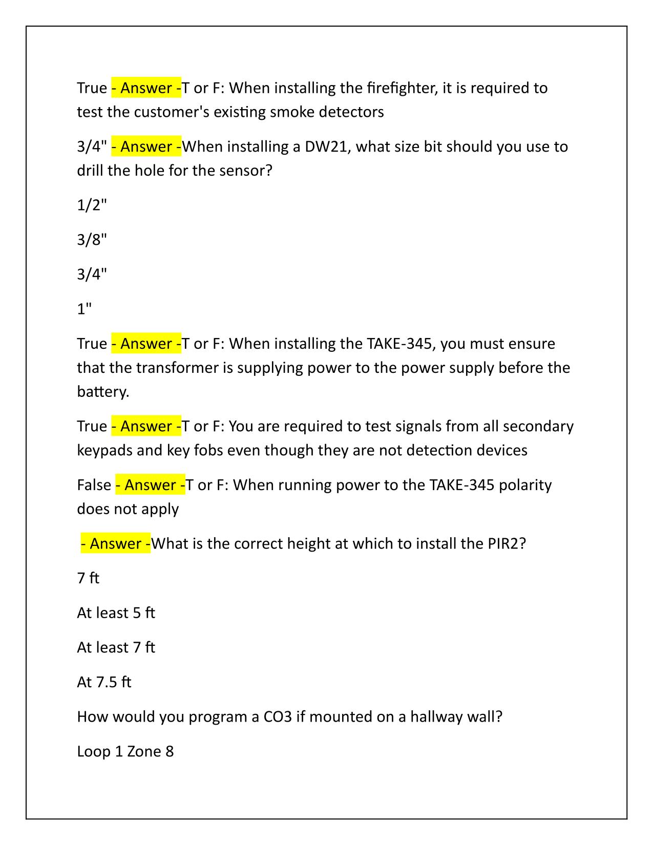 Vivint Smart Home Pro Final Exam Q&A Latest Update