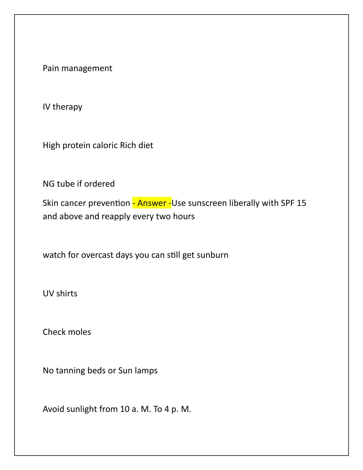 Hondros Nursing 185 exam 2 Q&A Latest Update 2025