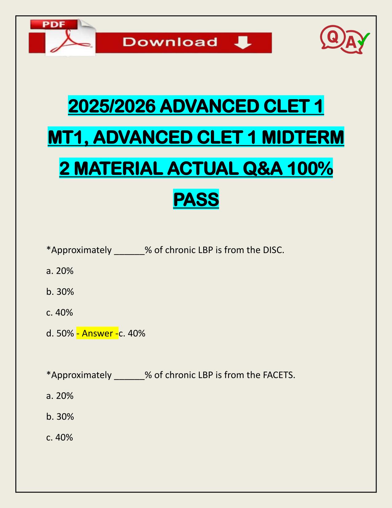 BUNDLE FOR CLET EXAMS ACTUAL 2025/2026 UPDATE