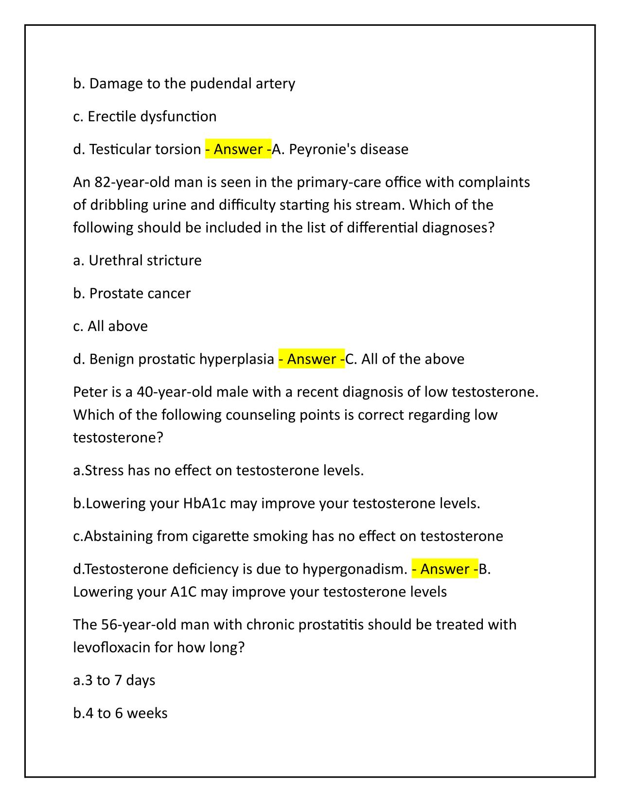 Midterm and Final N582 Questions and Correct Answers Latest