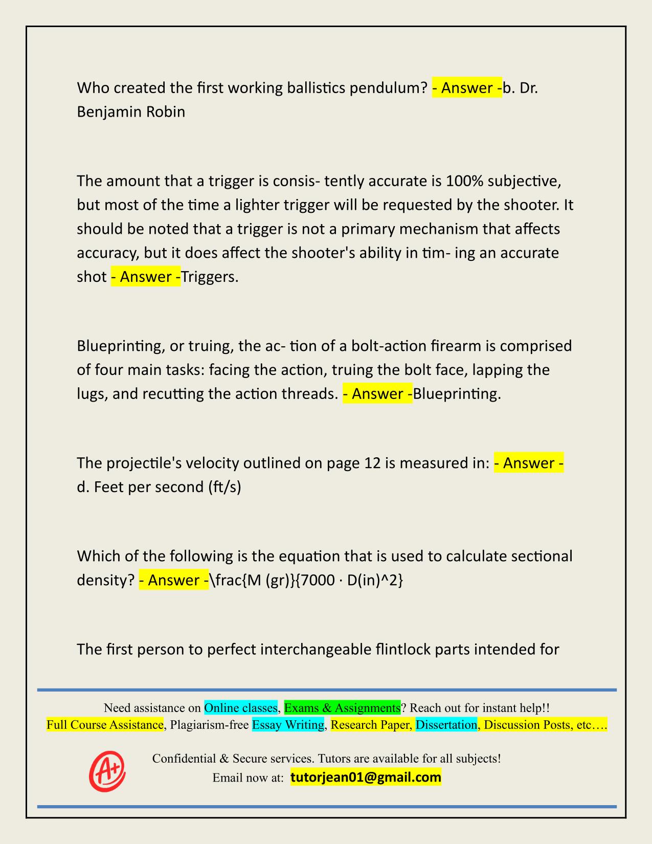 2025/2026 FTT 221-9445 SIGHTS, OPTICS, AND ACCURACY ACTUAL Q&A 100% PASS