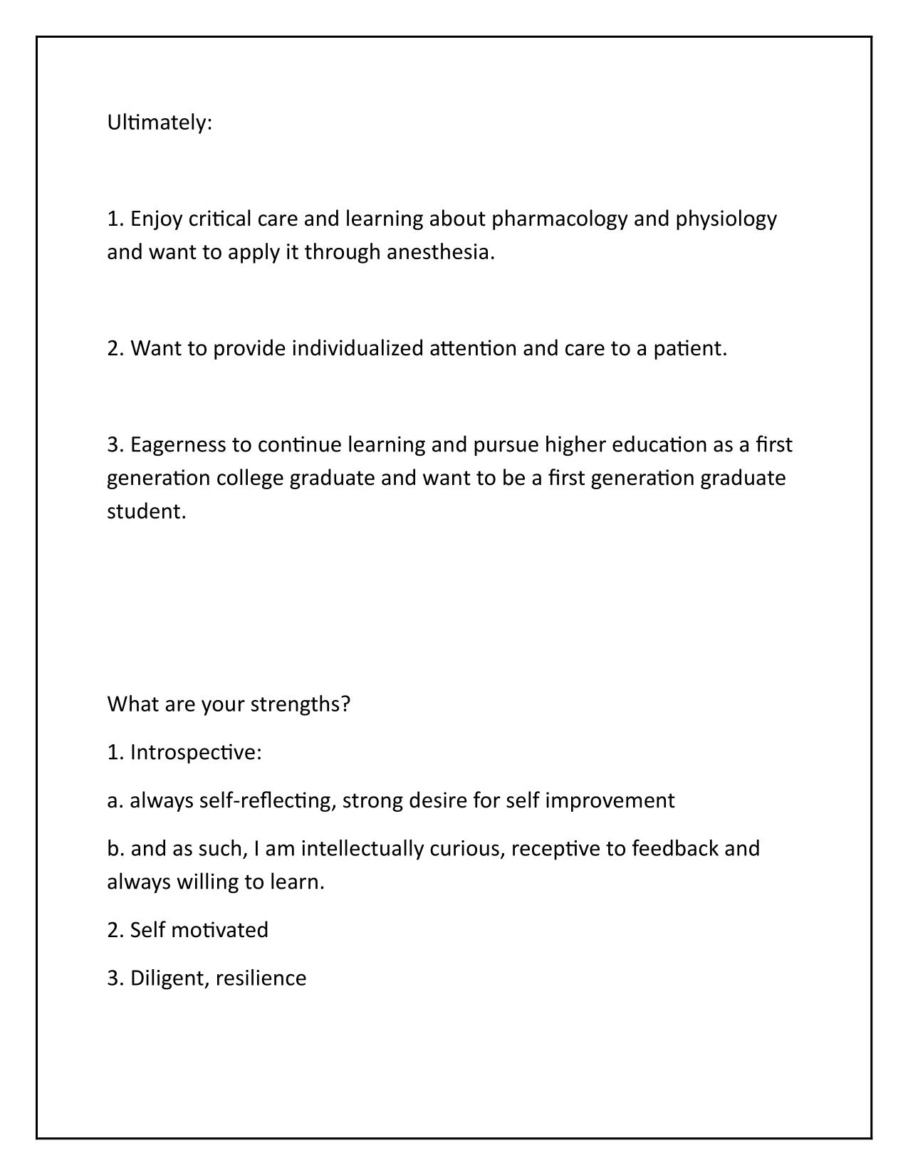 CRNA Interview Questions with Correct Answers Latest Update Graded A