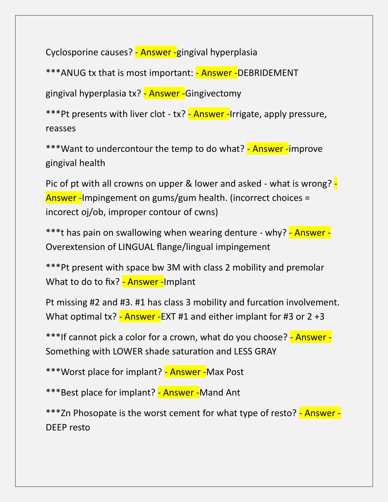 CDCA Exam Q&A Latest Update