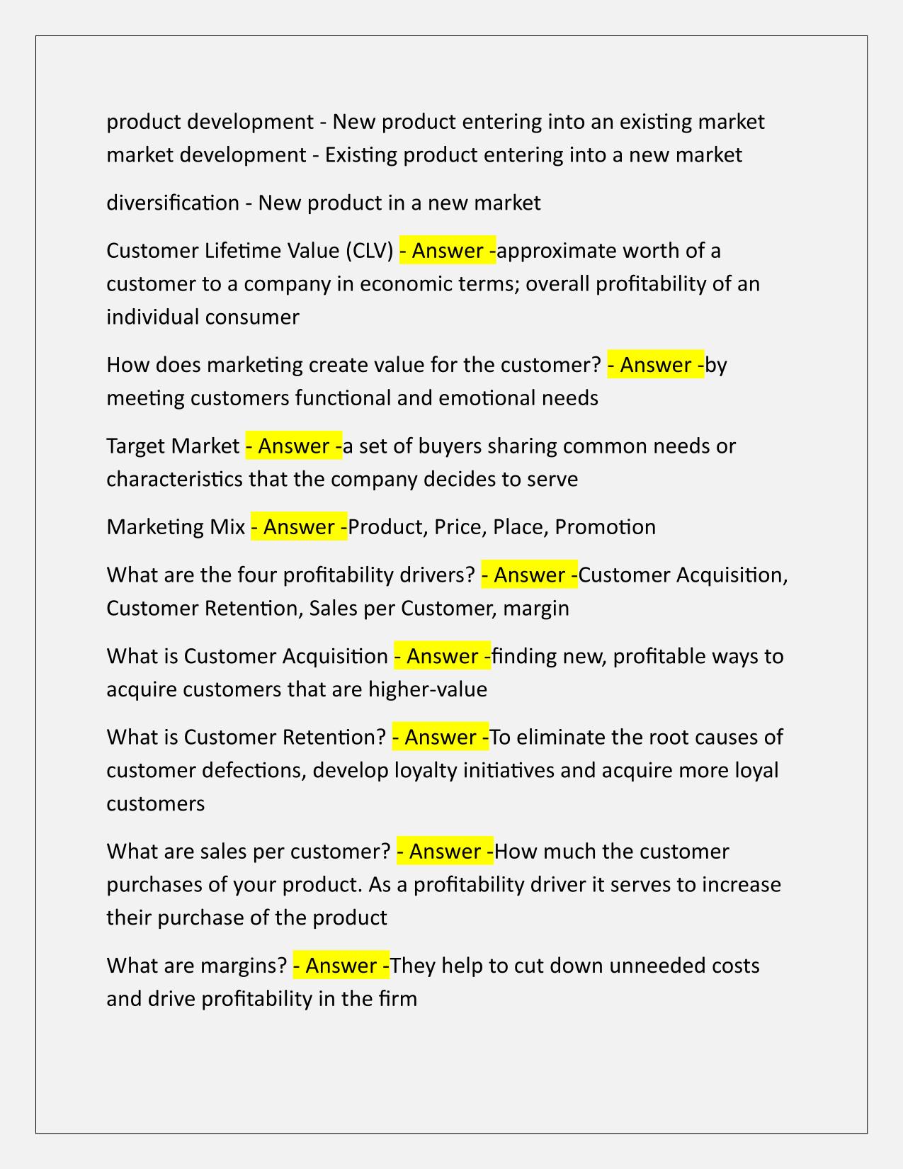 BYU Marketing 201 Exam 1 Q&A Latest Update