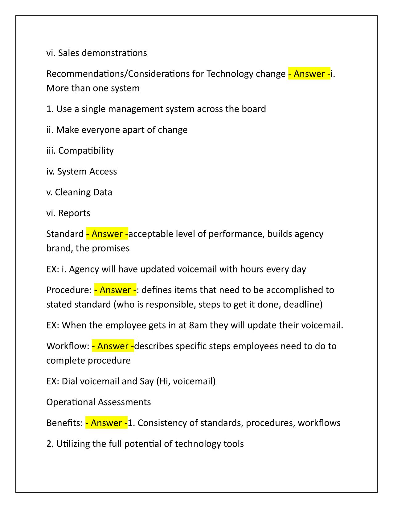 CIC Agency Management Technology Utilization Q&A Latest Update