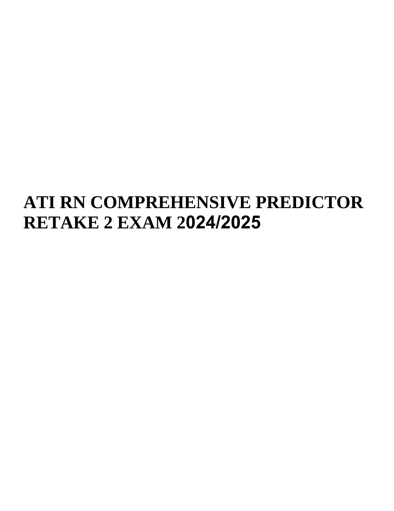 Bundle for ATI RN Fundamentals Proctored Exams Questions and Correct Answers 2025/2026 PDF Download