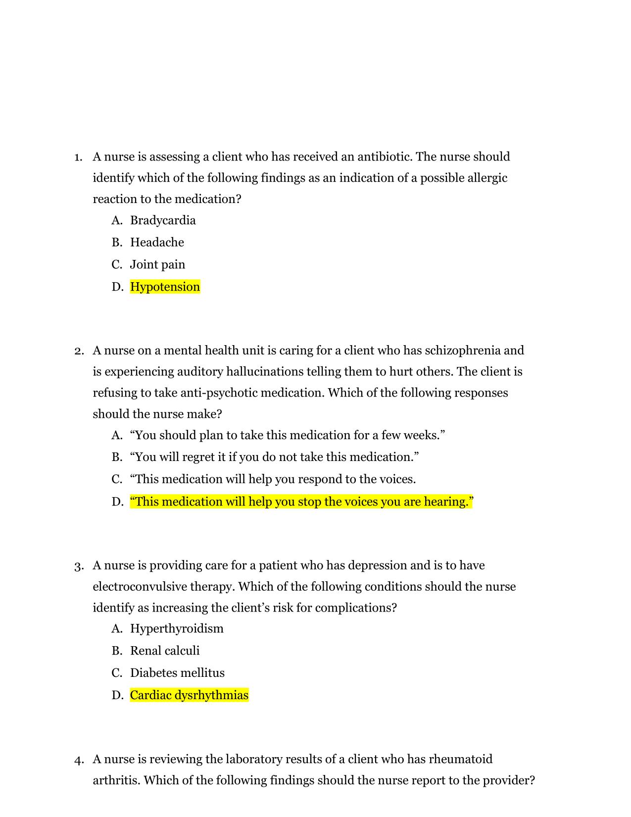 2025/2026 ATI RN COMPREHENSIVE PREDICTOR RETAKE 2 EXAM Q&A Latest Update